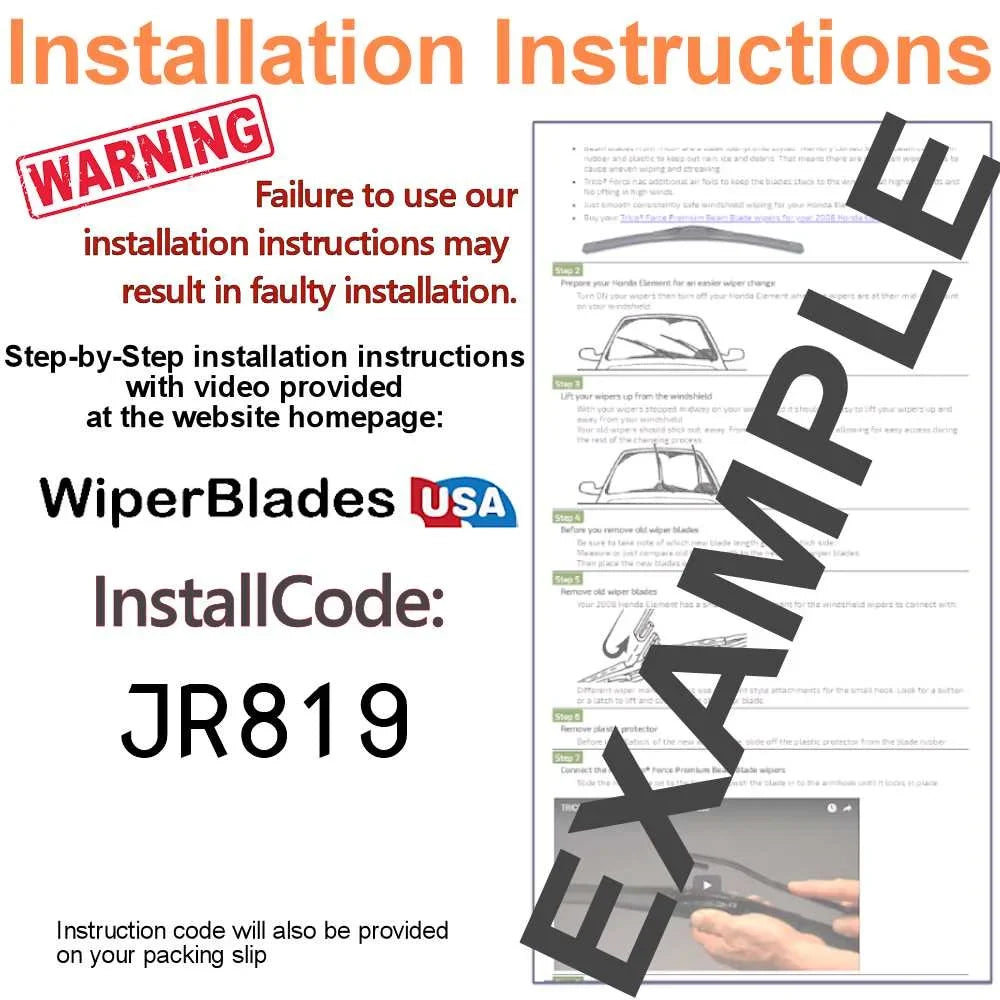 2018 Audi A3 Sportback e-tron Beam Blade Wipers (Set of 3) w/Rear Wiper