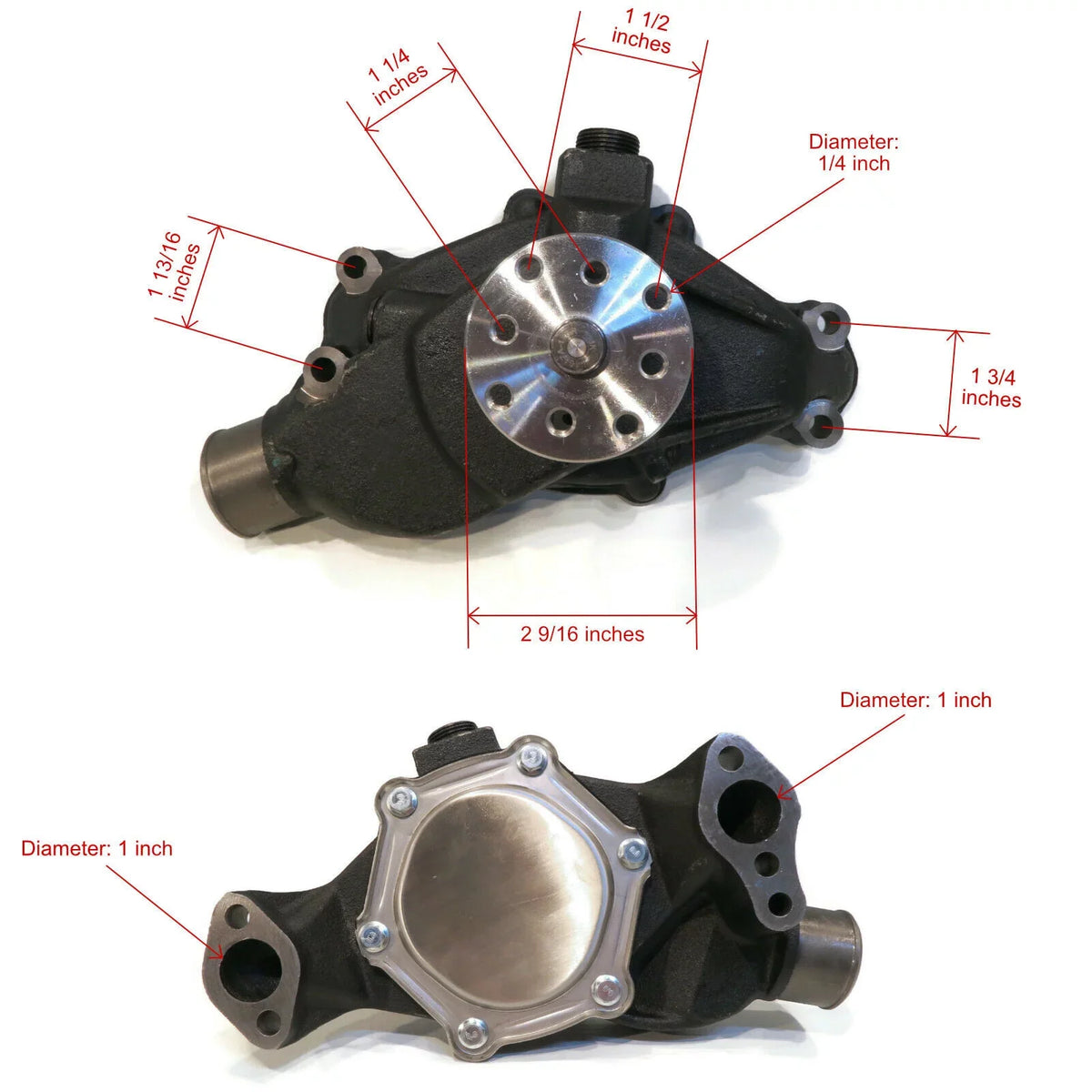 The ROP Shop | CircuLatitudeing Water Pump For 1985 Volvo Penta 170 HP AQ175A, 290 HP AQ290A Drives