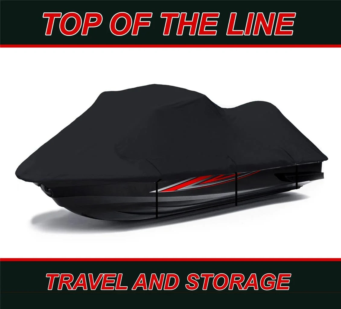 BLACK PWC 600D JET SKI Cover Compatible for Polaris Virage TX 2000 2001 2002