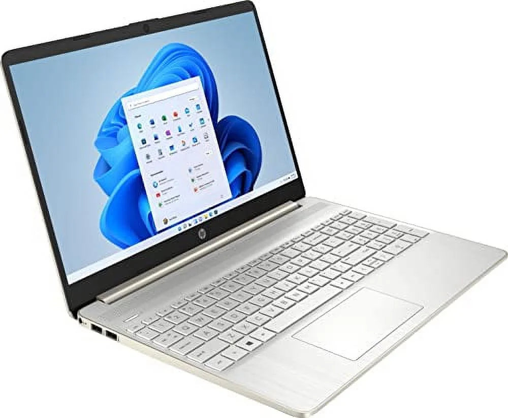 HP 2022 15.6" FHD Micro-Ege Display Laptop PC Intel 11th Gen 4-Core i7-1165G7 36GB DDR4 RAM 512GB NVMe SSD Intel Iris Xe Graphics Webcam HDMI WiFi AC BT USB-C Silver Windows 11 Pro w/RE USB Drive