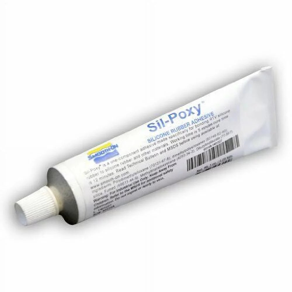 SIL-Poxy - Silicone Rubber Adhesive - 3 Ounce Tube