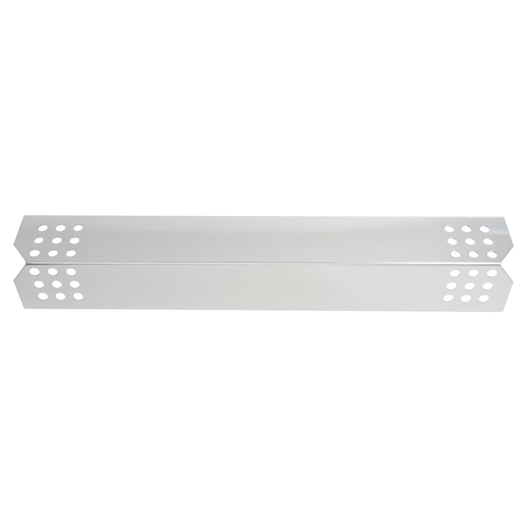 4-Pack BBQ Grill Heat Shield PLatitudee Tent Replacement Parts for Nex 720-0709B - Compatible Barbeque Stainless Steel Flame Tamer, Guard, Deflector, Flavorizer Bar, Vaporizer Bar, Burner Cover 16 1/8"
