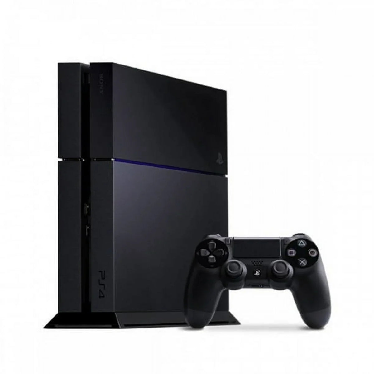 Pre-Owned Sony PlayStation 4 500GB Gaming Console Black HDMI Cable 2 Controller with BOLT AXTION Cleaning Kit Bundle (Refurbished: Like New)