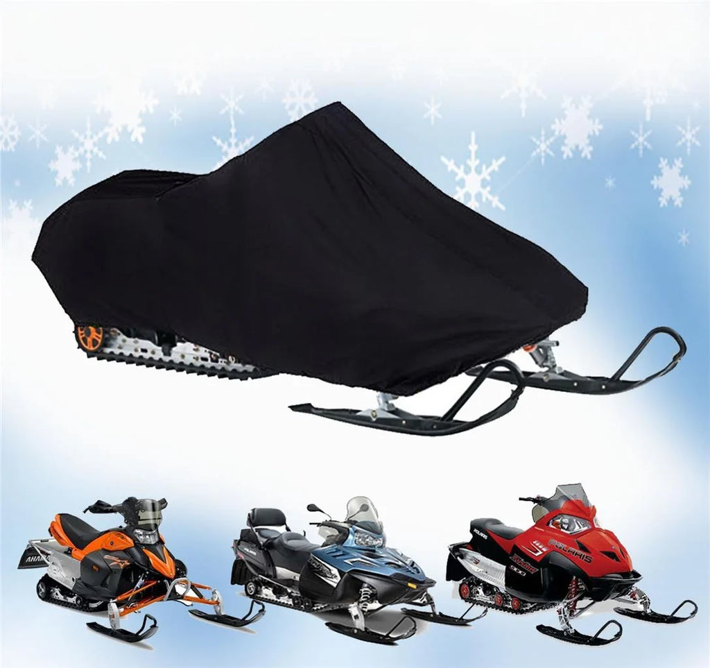 200 Denier Storage Snowmobile Cover Compatible for the 2007-2009 Arctic Cat Model M1000 SNO PRO 153 Snowmachine Sled. All Black.