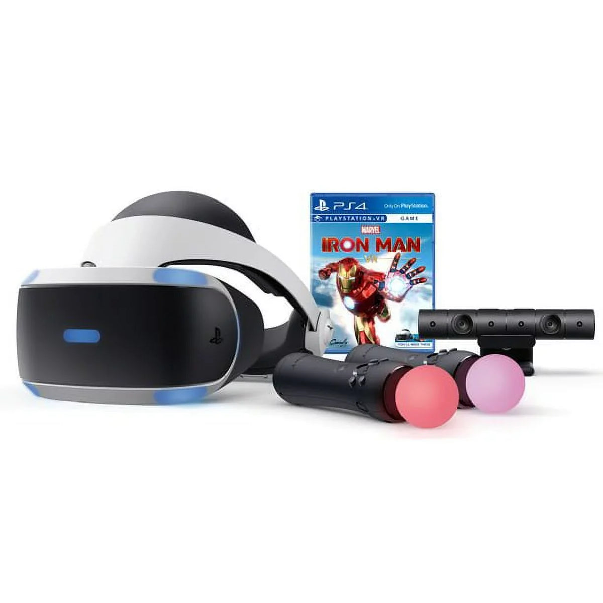 2022 Sony Holiday Bundle: Sony PlayStation_PS5 Gaming Console (Disc Version) + PlayStation_VR Marvel’s Iron Man VR_Bundle