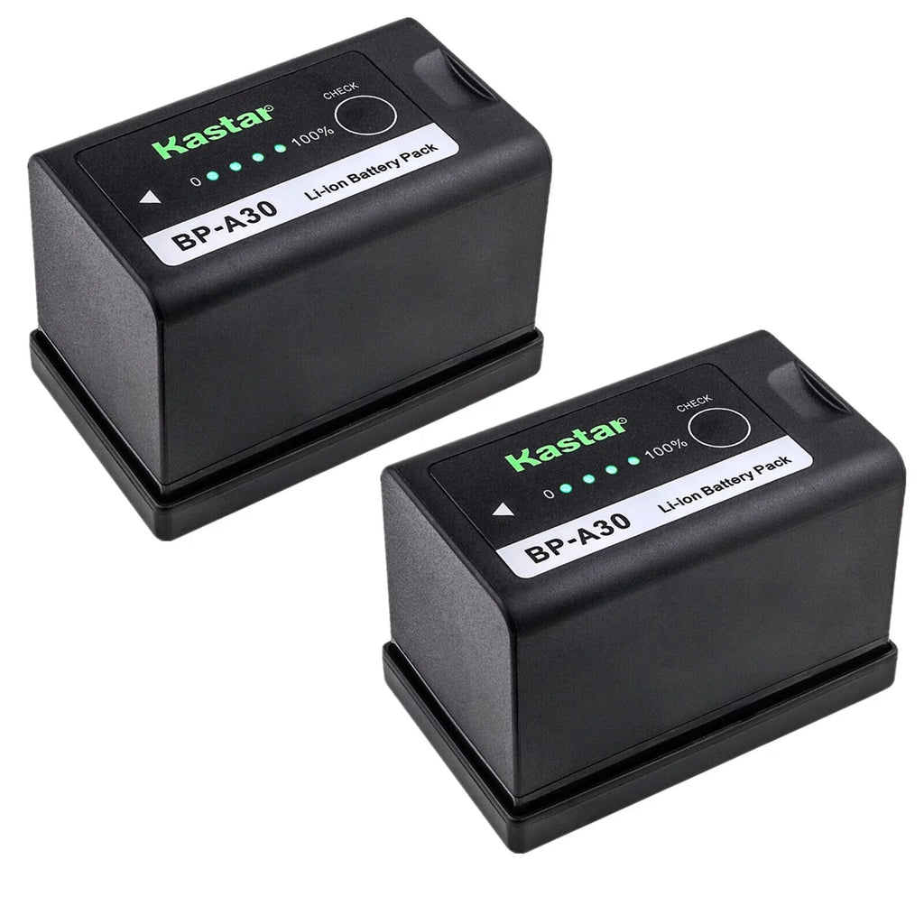 Kastar 2-Pack BP-A30 Battery 14.4V 3400mAh Replacement for Canon EOS C200, EOS C200B, EOS C220B, EOS C300 Mark II PL Cinema EOS Camera, EOS C300 Mark III Digital Cinema Camera