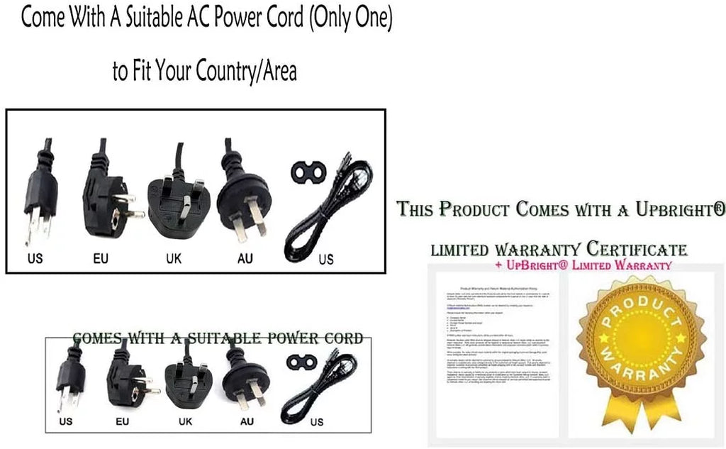 UPBRIGHT NEW Global AC / DC Adapter For Dell Vostro 14 3000 3458 14-3458 14" LED Laptop Notebook PC Power Supply Cord Cable PS Battery Charger Mains PSU