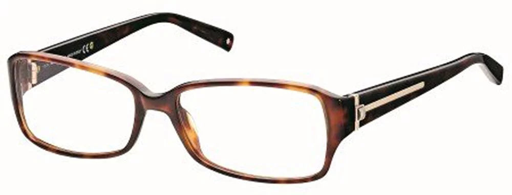 MontBlanc Women's MB0394 Rimless Acetate Frames BROWN 56