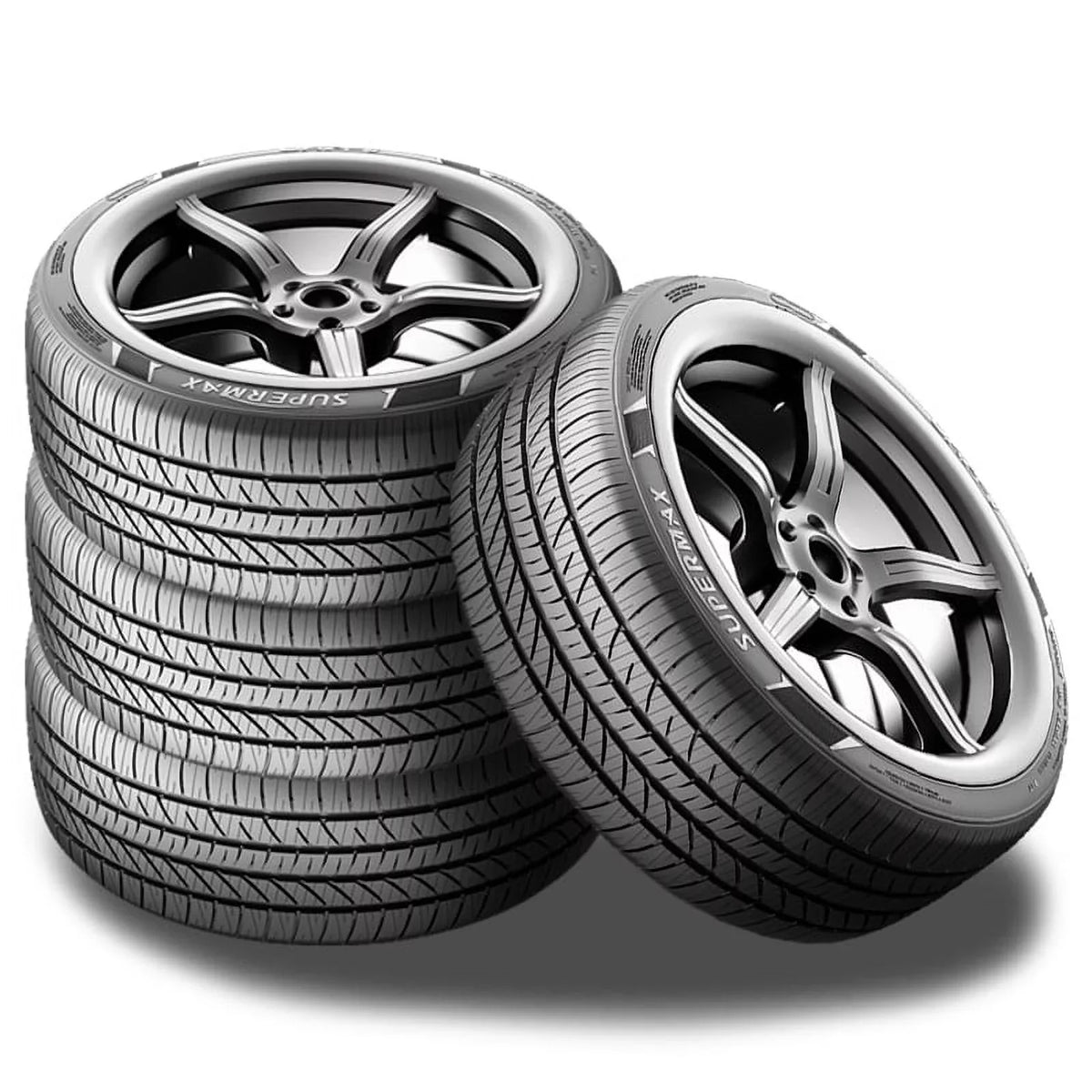 Set of 4 New SuperMax UHP-1 225/50ZR17 94W All-Season Ultra High Performance Tires UHP-1703-KD / 225/50/17 / 2255017 Fits: 2012-15 Chevrolet Cruze LT, 2012-18 Ford Focus Electric