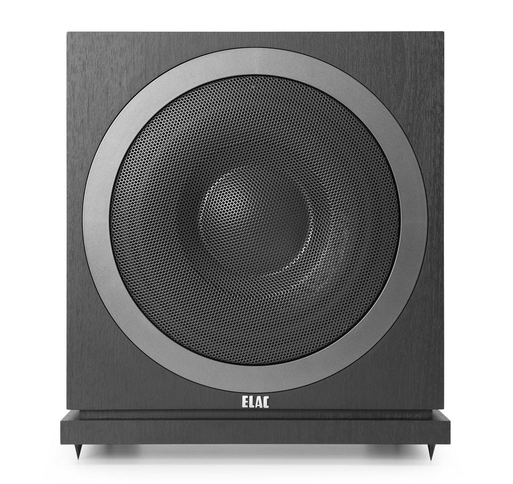 ELAC Debut 2.0 SUB3010 400 Watt Powered Subwoofer, Black