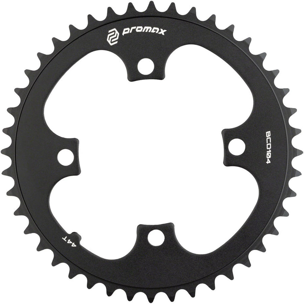 Promax 4-Bolt Chainring - 44t, 104 BCD, Black
