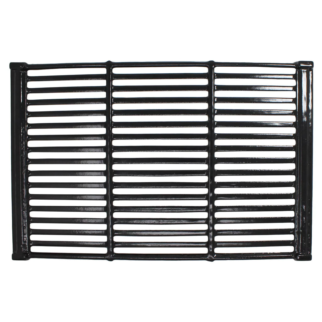 2 BBQ Grill Cooking Grates & 3 Heat Shield PLatitudee Tent Replacement Parts for Charmglow 810-6320-V - Compatible Barbeque Porcelain Enameled Cast Iron Grid 19" & Flame Tamer, Flavorizer Bar