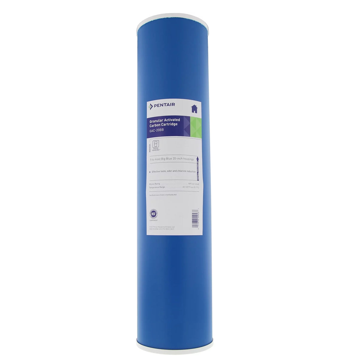 Pentek GAC-20BB Carbon Filter Cartridge, 20 inch x 4-1/2 inch