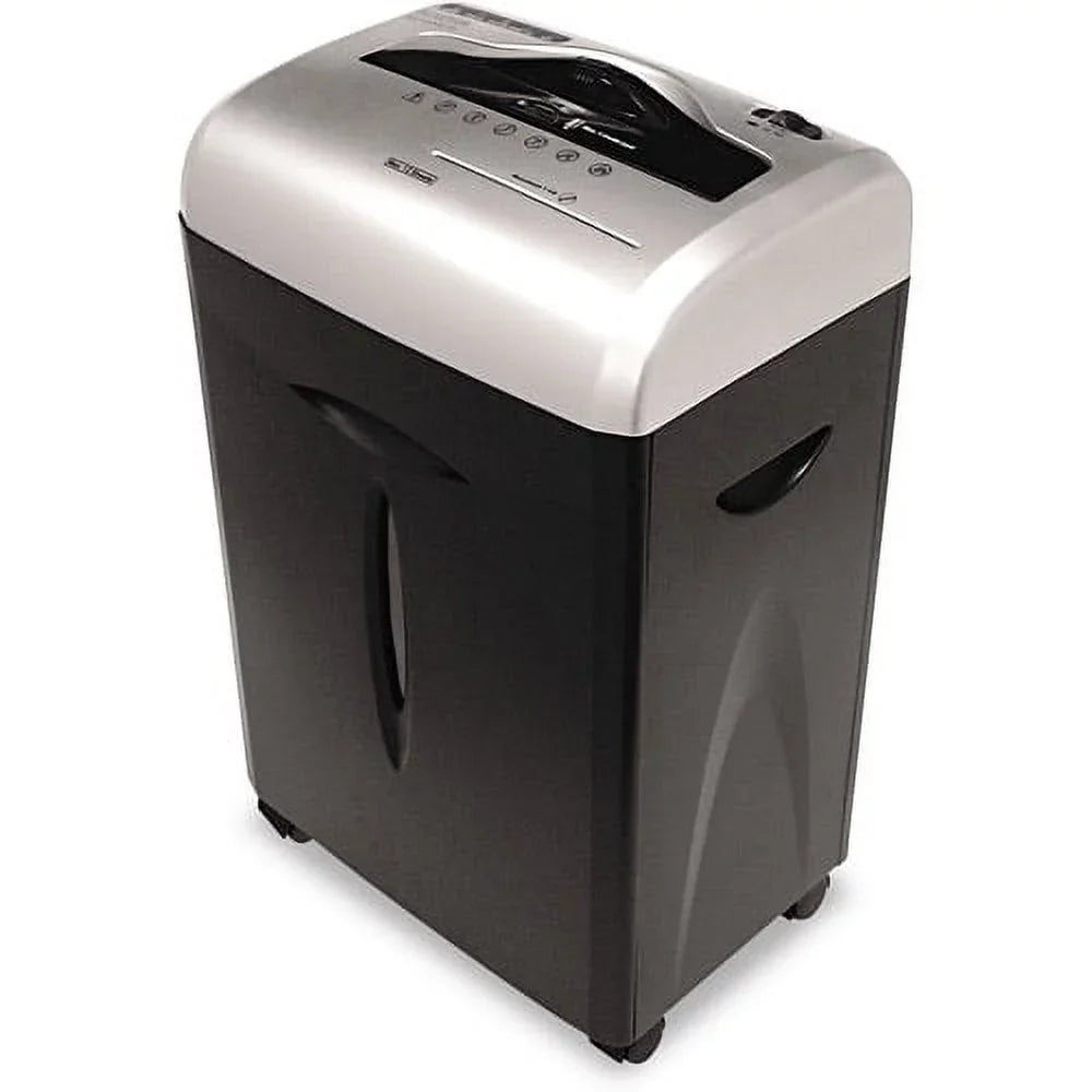 Aurora GB 12-Sheet Cross-Cut ShredSafe Paper, CD and Credit-Card Shredder with Pull-Out Wastebasket