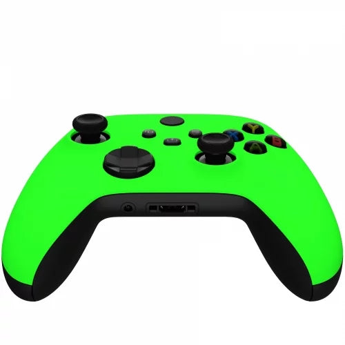 "Soft Neon Green" Xbox One X UN-MODDED Custom Controller Unique Design (with 3.5 jack)
